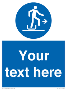 Custom Alighting from a toboggan to the right